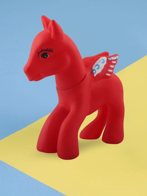 

Baby Moo Red Flying Unicorn Squeezy BPA Free Bath Toy