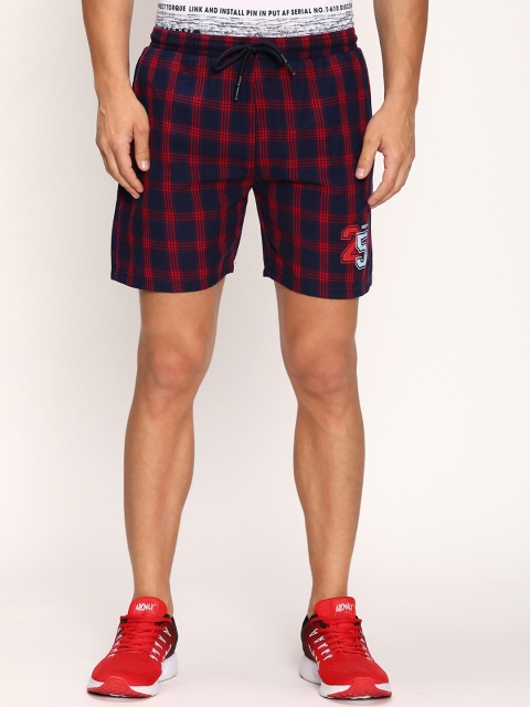 

V2 Value & Variety Men Blue Printed Shorts