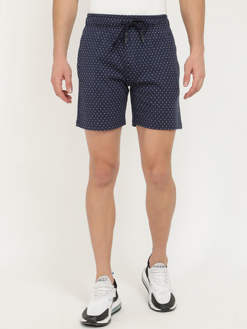 

V2 Value & Variety Men Blue Printed Shorts