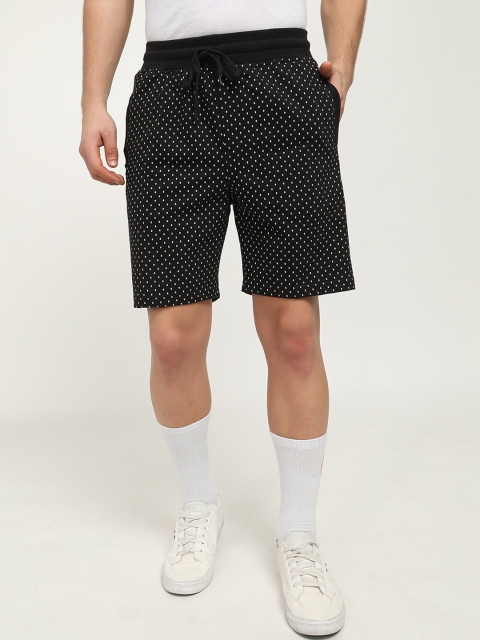

V2 Value & Variety Men Black Printed Shorts