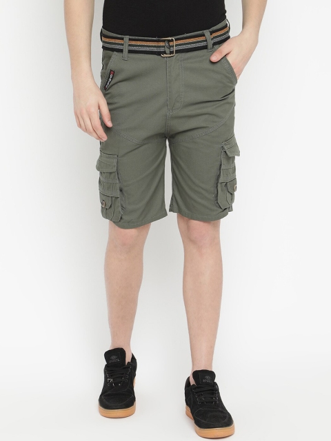 

V2 Value & Variety Men Green Cargo Shorts
