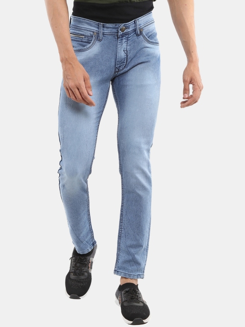 

V-Mart Men Blue Slim Fit Heavy Fade Stretchable Jeans