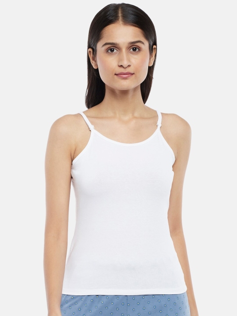

Dreamz by Pantaloons Women White Solid Camisoles