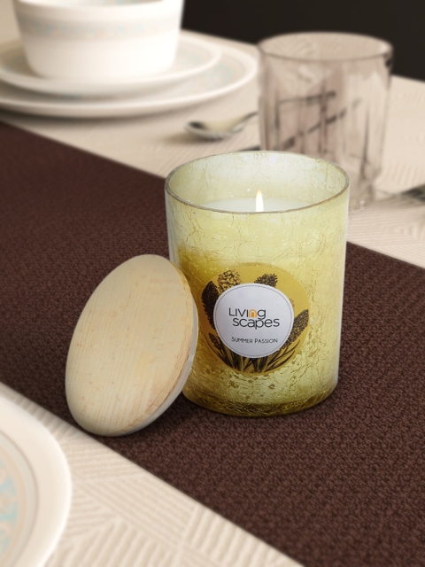

Living scapes by Pantaloons Gold-Coloured Solid Candles