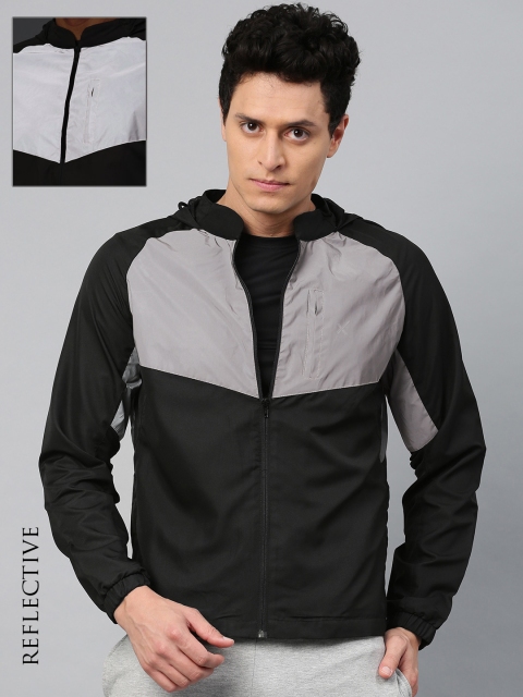 

HRX Active by Hrithik Roshan Men Black Solid Sporty RAPID-DRY Jacket