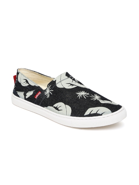 

Levis Men Blue Printed Sunset Slip-On Sneakers