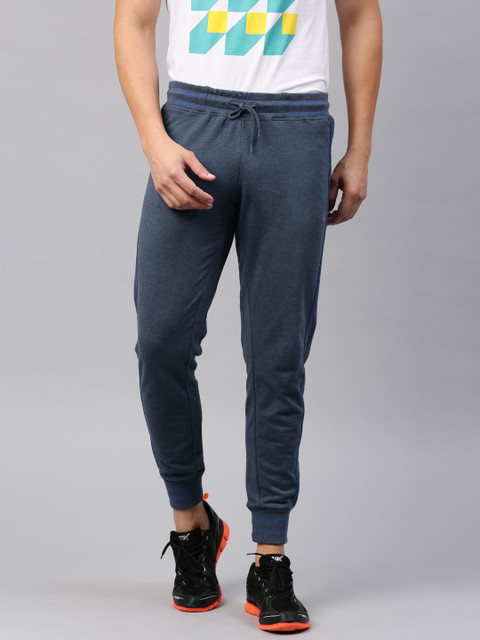 

HRX by Hrithik Roshan Blue Melange Active Joggers