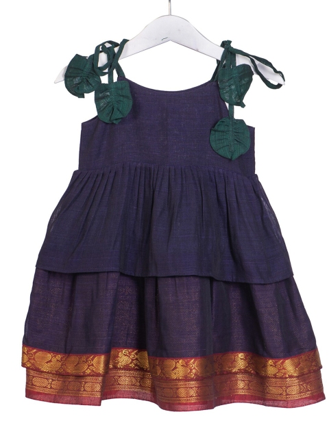 

myRiti Purple Ethnic Dress