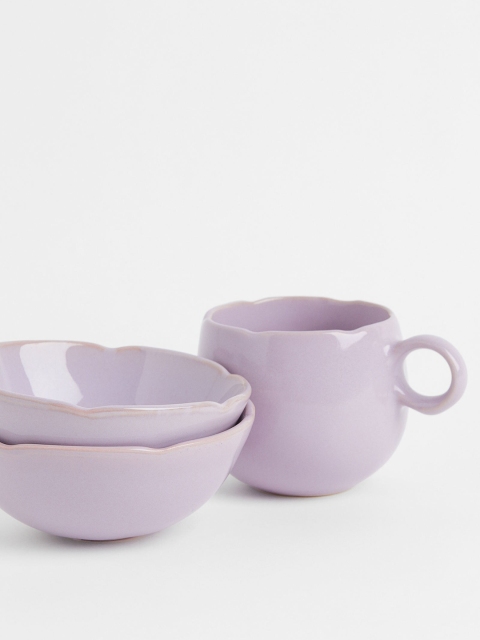 

H&M Purple Small Stoneware Bowl