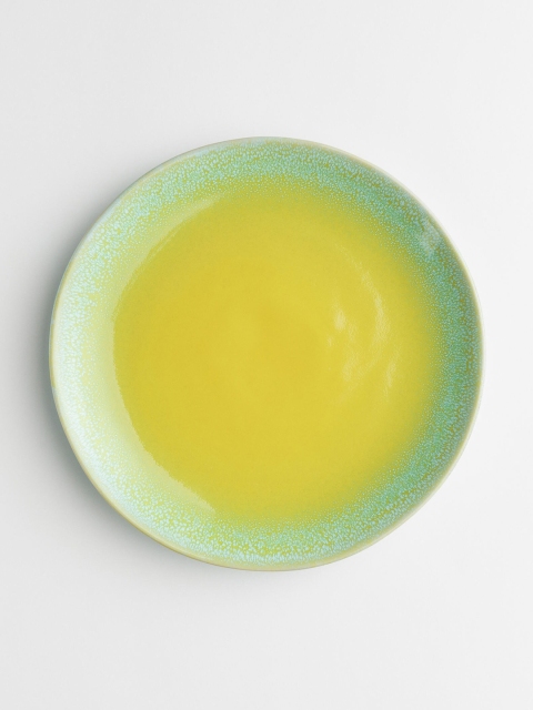 

H&M Yellow Large Stoneware Plate