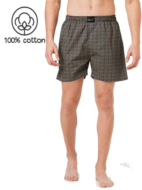 

LBEE Men Multicoloured Printed Anti Bacterial Cotton Boxers MCLB00513_XXL, Multi