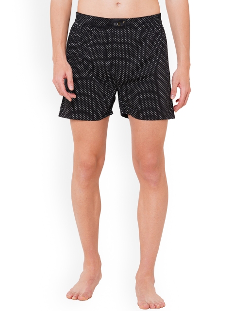 

LBEE Men Black Printed Anti Bacterial Boxers MCLB00714CT_M