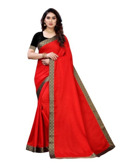 

Yashika Red Silk Blend Saree