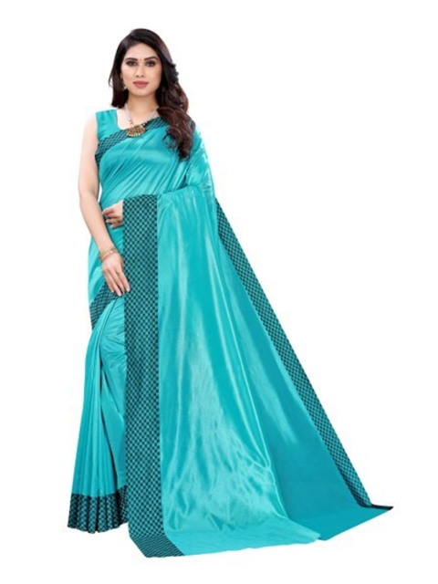 

Yashika Blue Silk Blend Saree