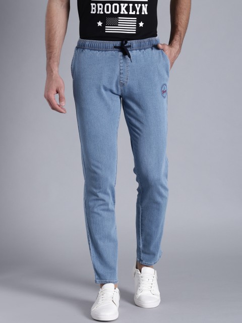 

Kook N Keech Disney Men Blue Regular Fit Solid Regular Trousers