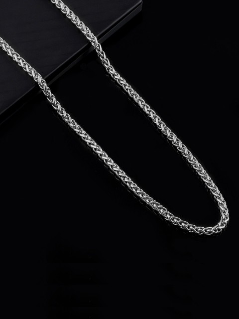 

Brado Jewellery Unisex Silver-Toned Gold-Plated Handcrafted Chain