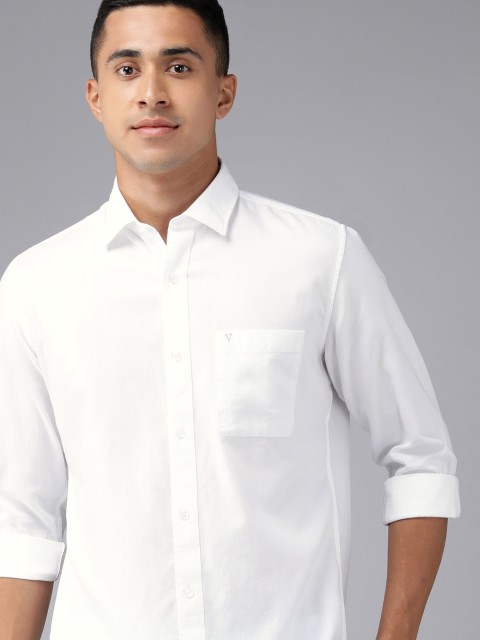 

Van Heusen Sport Men White Slim Fit Pure Cotton Casual Shirt