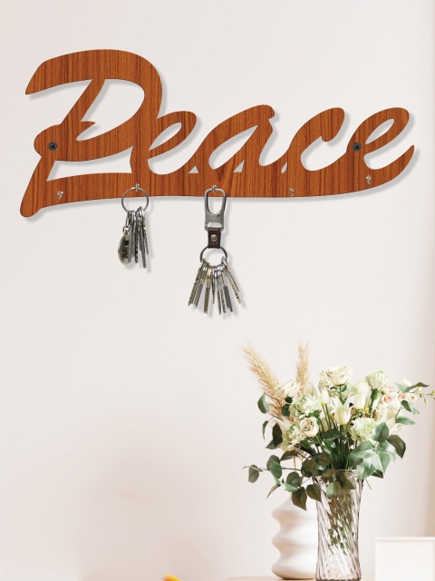 

RANDOM Brown Peace Wall Hanging Key Holder