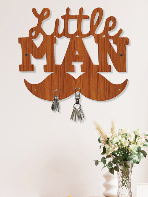 

RANDOM Brown Little Man Key Holder with 5 Hooks