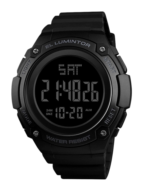 

Skmei Men Black Dial & Black Straps Digital Watch Skmei 1346 Black