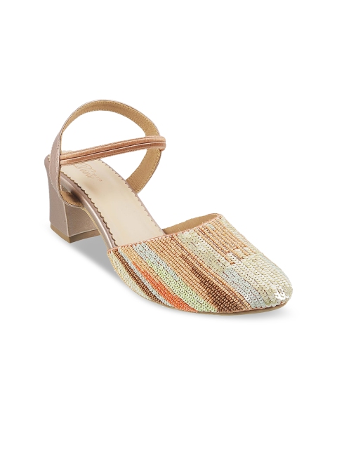 

Mochi Women Peach-Coloured Ballerinas Flats