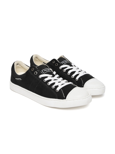 

Jack & Jones Men Black & White Sneakers