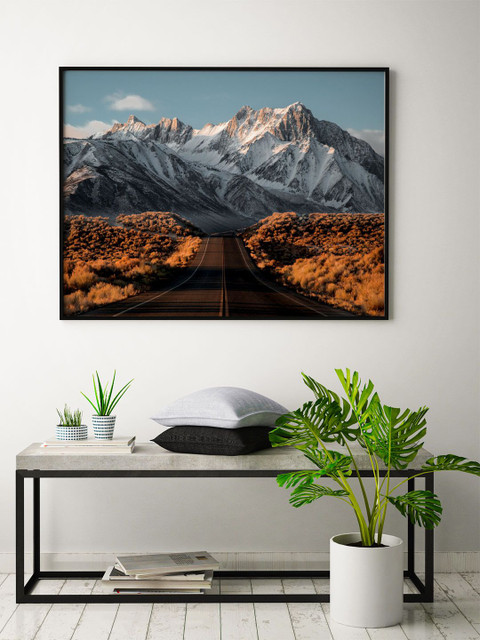 

ARTSPACE Blue & Brown Abstract Framed Wall Art