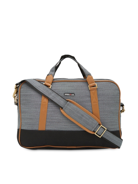 

BagsRus Unisex Grey Handmade Laptop Bag