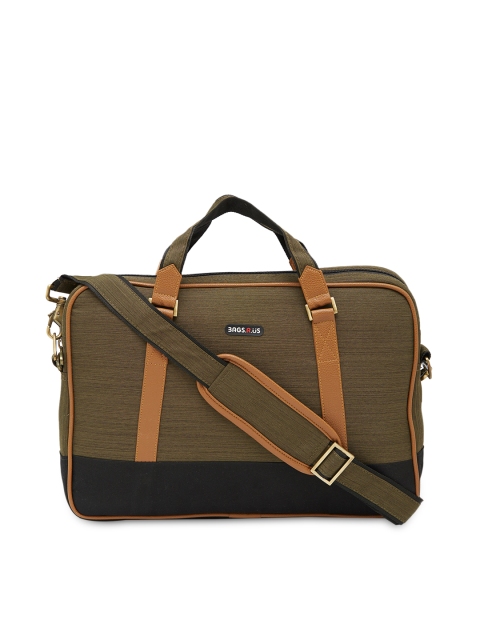 

BagsRus Unisex Olive Green Handmade Laptop Bag
