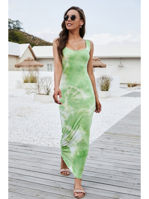 

BoStreet Green Maxi Dress