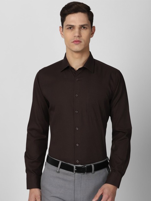 

Van Heusen Men Brown Slim Fit Formal Shirt