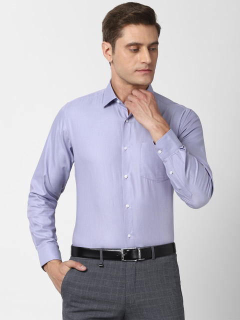 

Van Heusen Men Blue Formal Shirt