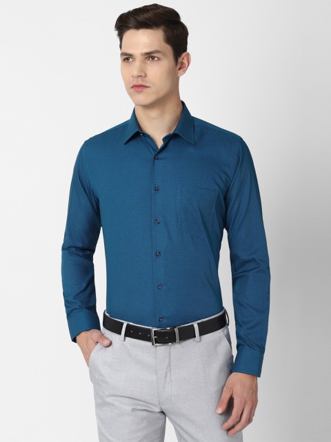 

Van Heusen Men Blue Slim Fit Formal Shirt