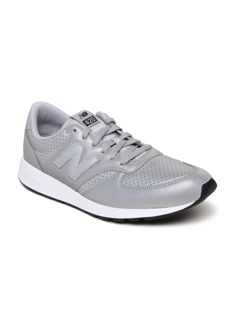 

New Balance Men Silver-Toned 420 Sneakers