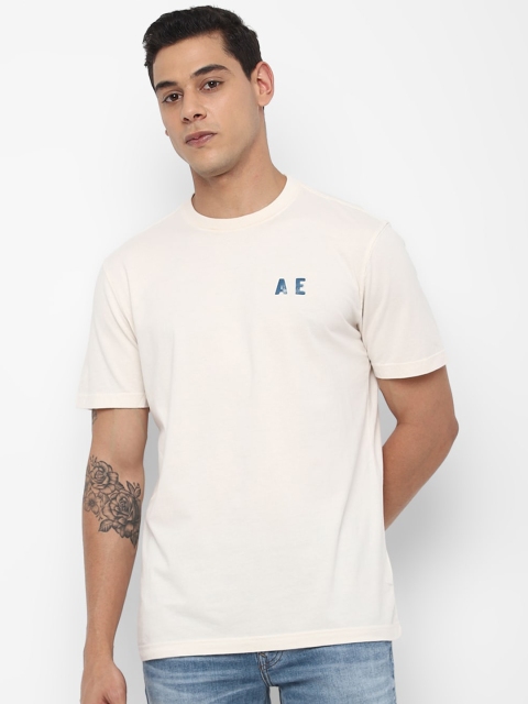 

AMERICAN EAGLE OUTFITTERS Men White T-shirt