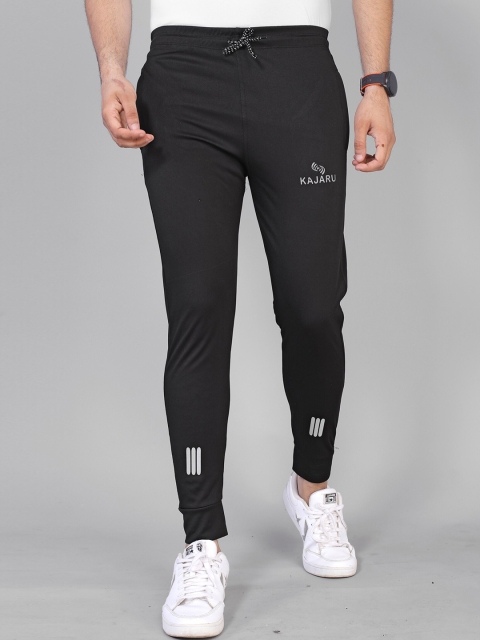 

KAJARU Men Black Solid Joggers