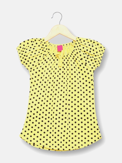 

V2 Value & Variety Yellow Print Top