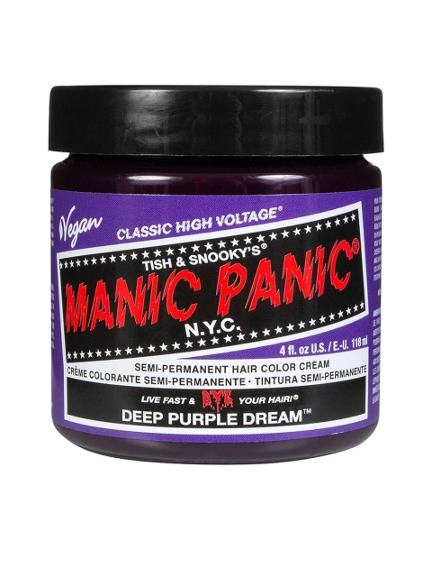 

MANIC PANIC Classic High Voltage Semi-Permanent Hair Colour Cream - Deep Purple Dream