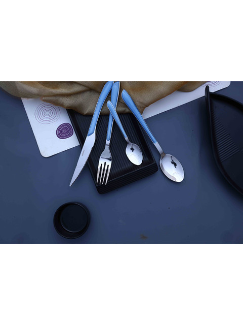 

Sabichi Blue 24 Pcs Stainless Steel Cutlery Sets