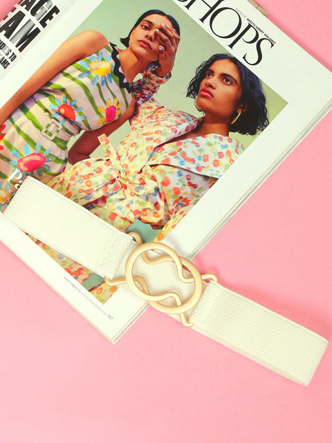 

HAUTE SAUCE by Campus Sutra Women Gold-Toned Belt