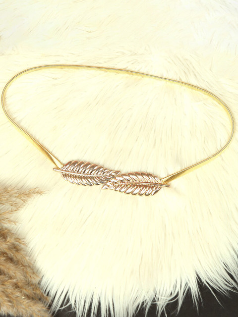 

HAUTE SAUCE by Campus Sutra Women Gold-Toned Belt