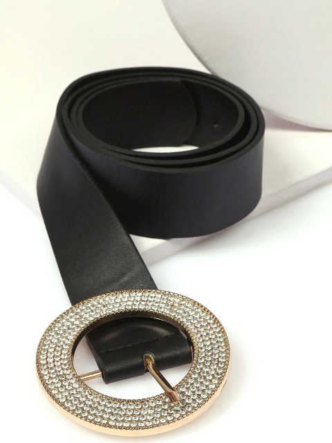 

HAUTE SAUCE by Campus Sutra Women Black Belt