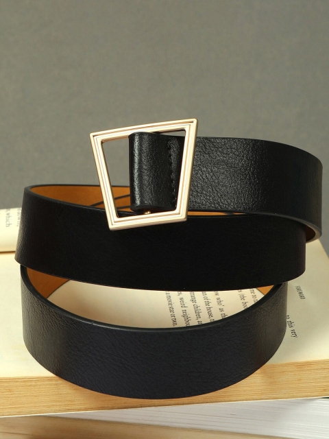 

HAUTE SAUCE by Campus Sutra Women Black Belt