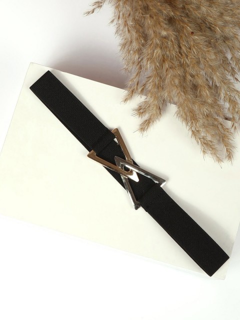 

HAUTE SAUCE by Campus Sutra Women Black Belt