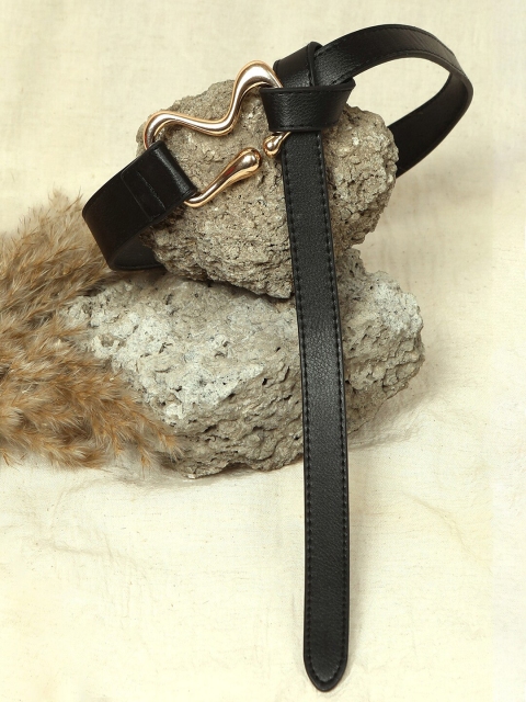 

HAUTE SAUCE by Campus Sutra Women Black Belt
