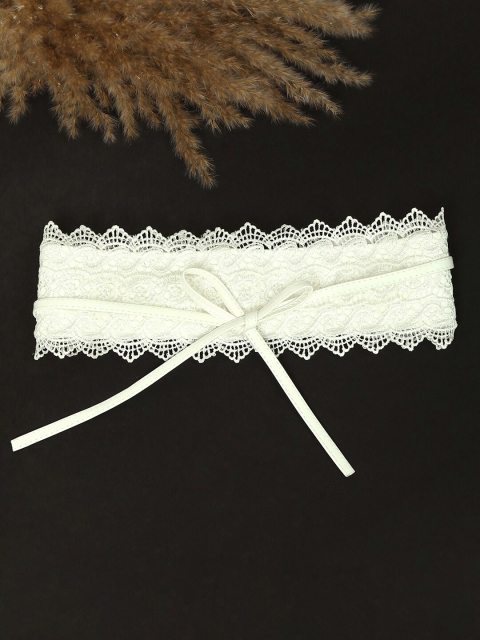 

HAUTE SAUCE by Campus Sutra Women White Belt