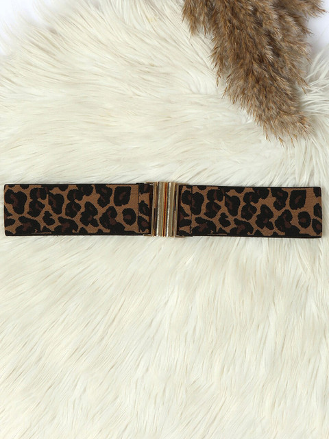 

HAUTE SAUCE by Campus Sutra Women Brown Belts