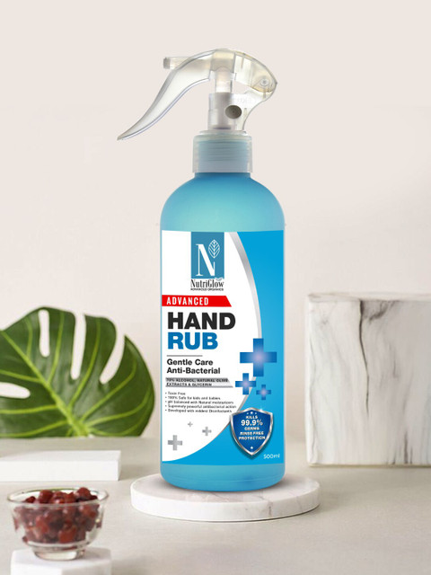 

Nutriglow Advanced Organics Hand Rub Sanitizer 500ml, Multi