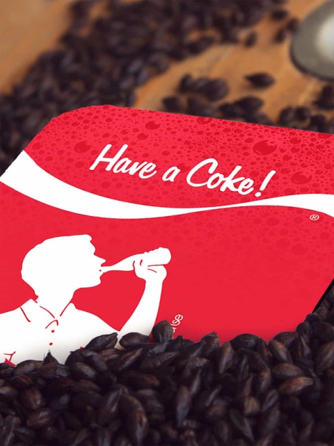 

macmerise Red Have C Coke Boy Printed Square Coasters