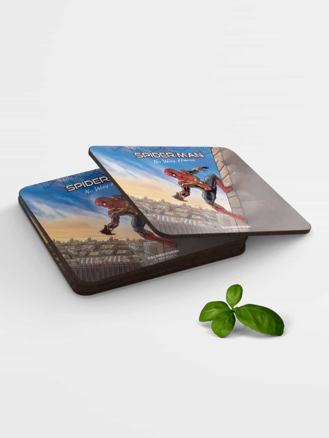 

macmerise Multicoloured No Way Home Spidey Coasters, Multi